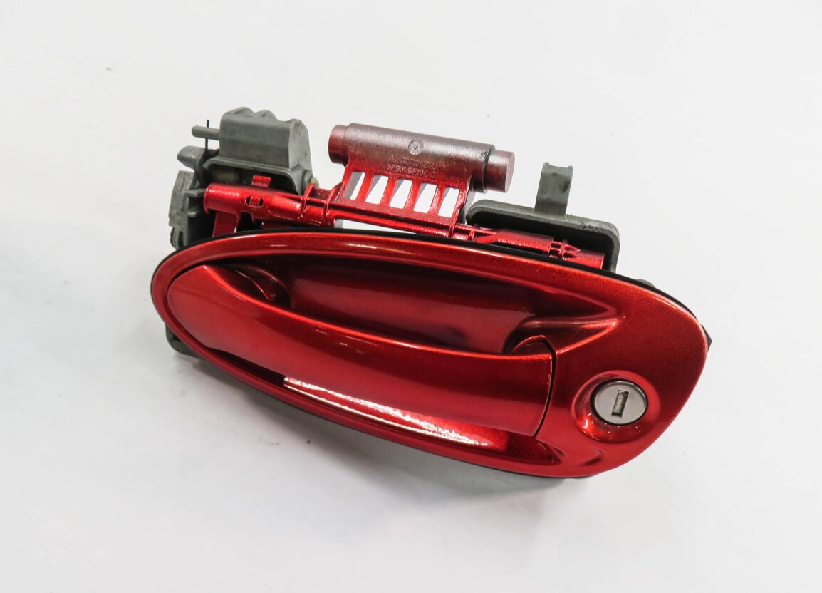 2010-2016 PORSCHE PANAMERA (970 G1) LEFT FRONT EXTERIOR DOOR HANDLE (ORANGE)