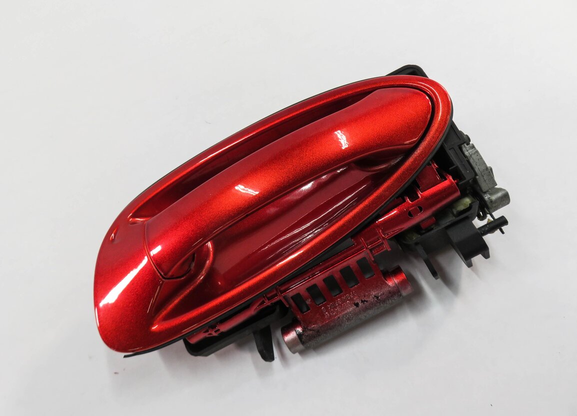 2010-2016 PORSCHE PANAMERA (970 G1) LEFT REAR EXTERIOR DOOR HANDLE (ORANGE)