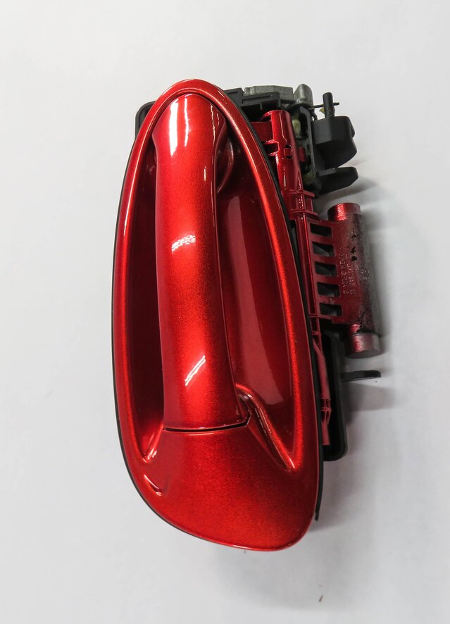 Thumbnail 3: 2010-2016 PORSCHE PANAMERA (970 G1) LEFT REAR EXTERIOR DOOR HANDLE (ORANGE)