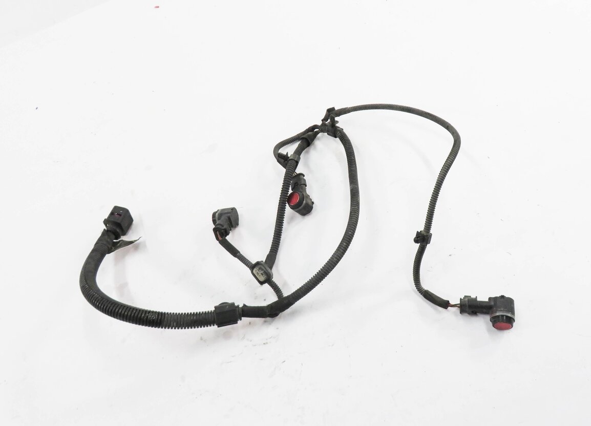 2011 PORSCHE PANAMERA (970 G1) LEFT FRONT PDC SENSOR SET w/ HARNESS (ORANGE)