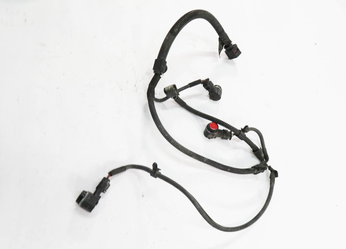 Thumbnail 3: 2011 PORSCHE PANAMERA (970 G1) LEFT FRONT PDC SENSOR SET w/ HARNESS (ORANGE)
