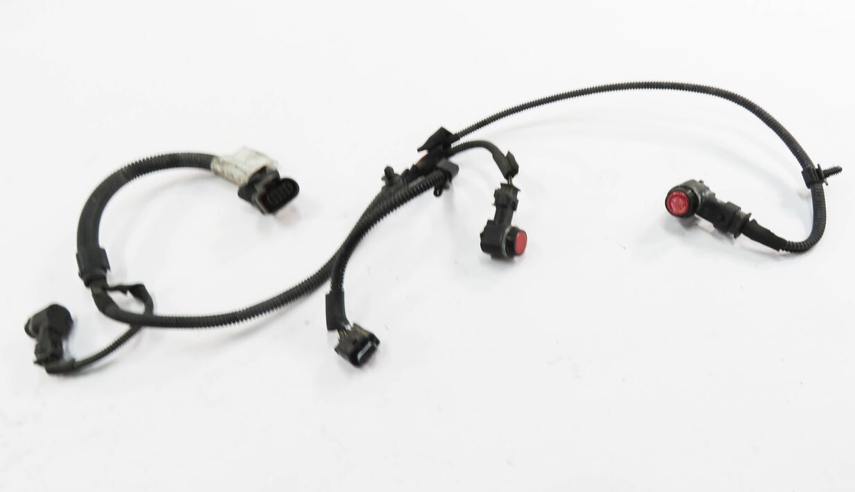 Thumbnail 2: 2011 PORSCHE PANAMERA (970 G1) RIGHT FRONT PDC SENSOR SET w/ HARNESS (ORANGE)