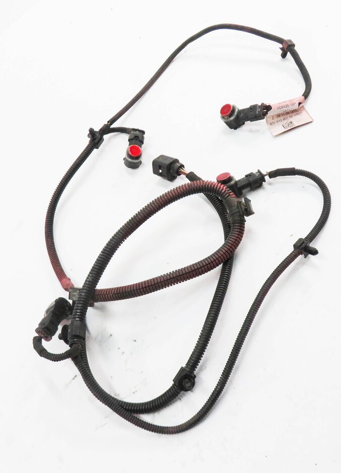 Thumbnail 3: 2011 PORSCHE PANAMERA (970 G1) REAR PDC PARK SENSOR SET w/ HARNESS (ORANGE)