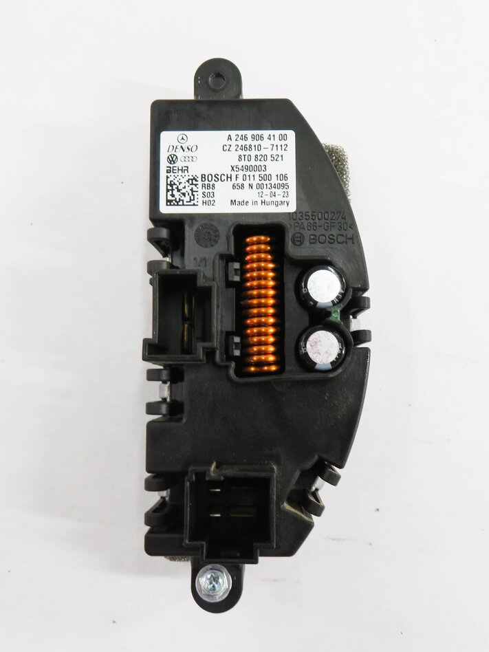 2013 AUDI A4 (B8 8K) FRONT HEATER A/C BLOWER FAN MOTOR SPEED RESISTOR