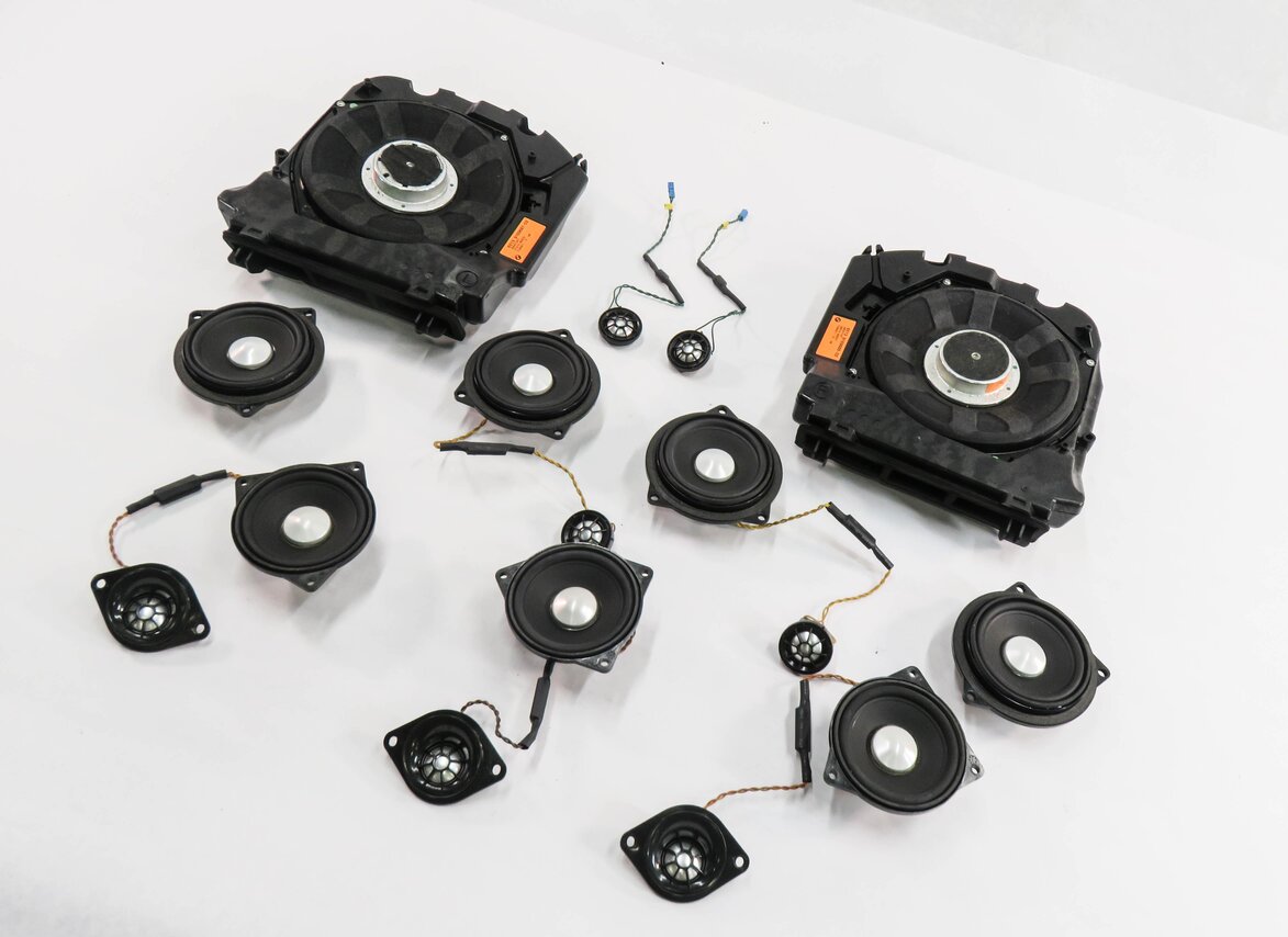 2011 BMW 535i (F10) RADIO STEREO HARMAN KARDON SUB SUBWOOFER TWEETER SPEAKER SET
