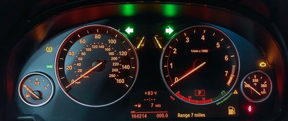 Thumbnail 2: 2011 BMW 528i 535i 550i X3 GT (F10 F07 F25) SPEEDOMETER INSTRUMENT GUAGE (164k)