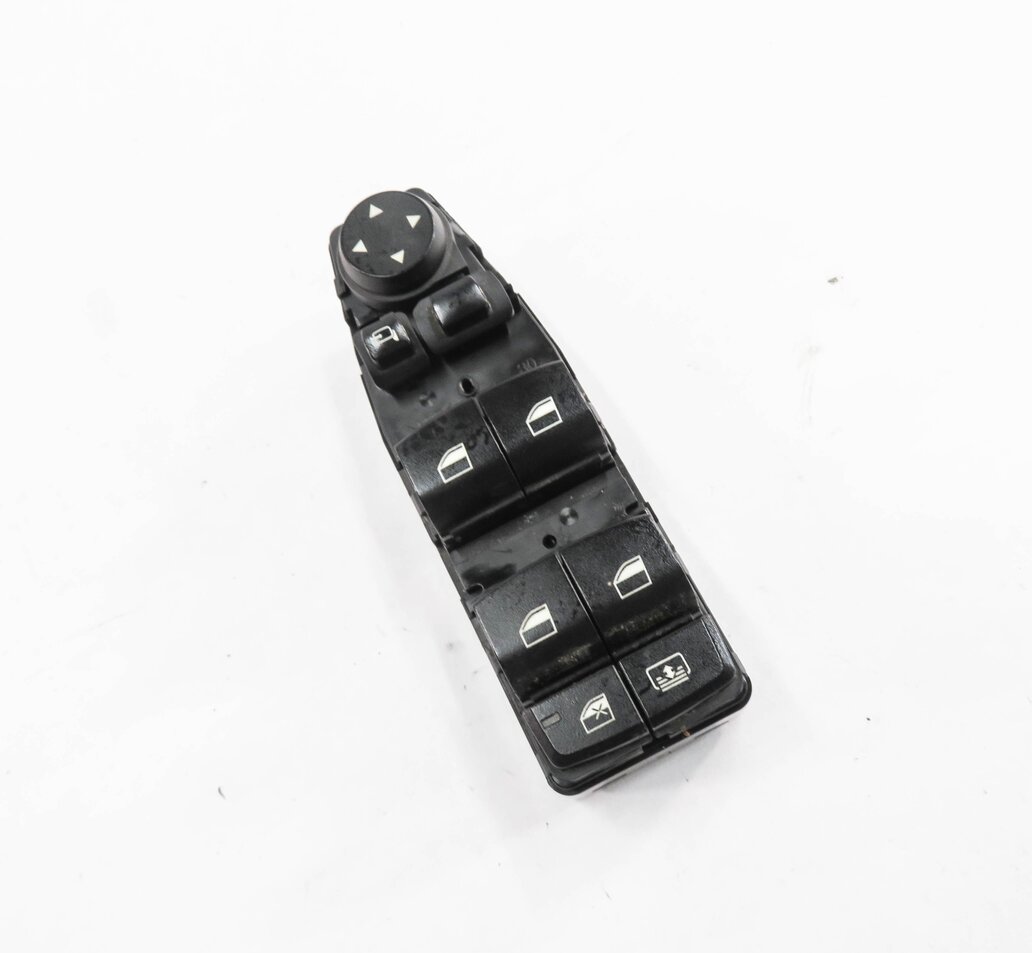 10-19 BMW 528i 535i 550i 640i M5 M6 (F10 F12) DRIVER PFOLD WINDOW SWITCH w/SHADE