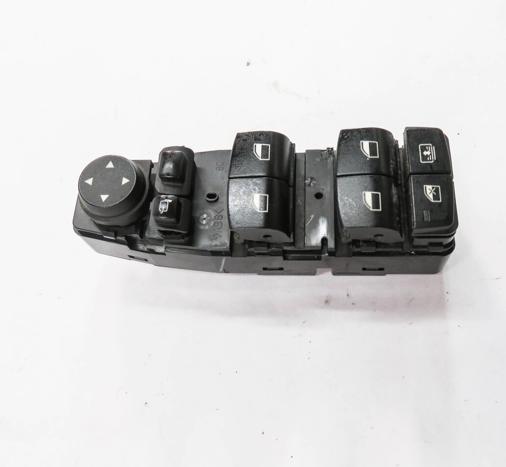Thumbnail 4: 10-19 BMW 528i 535i 550i 640i M5 M6 (F10 F12) DRIVER PFOLD WINDOW SWITCH w/SHADE