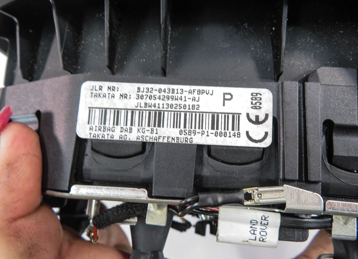 Thumbnail 8: 2012-2013 RANGE ROVER EVOQUE (L538) LEFT DRIVER STEERING WHEEL AIRBAG AIR BAG