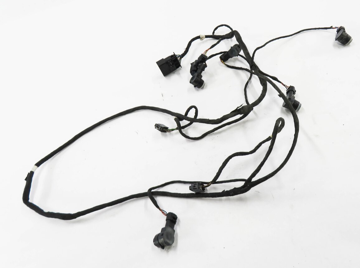 Thumbnail 1: 2014 MERCEDES GL550 (X166) FRONT PDC PARK DISTANCE SENSOR SET w/ HARNESS (BLUE)