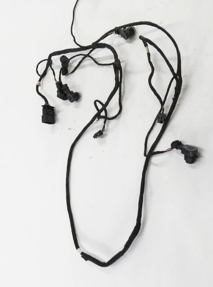 Thumbnail 3: 2014 MERCEDES GL550 (X166) FRONT PDC PARK DISTANCE SENSOR SET w/ HARNESS (BLUE)
