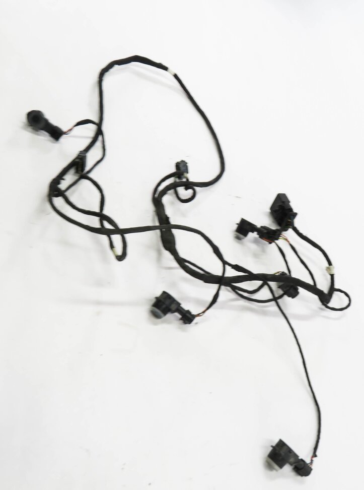 Thumbnail 4: 2014 MERCEDES GL550 (X166) FRONT PDC PARK DISTANCE SENSOR SET w/ HARNESS (BLUE)
