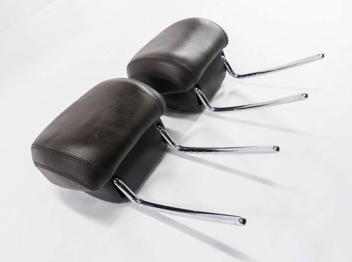 Thumbnail 3: 2014 MERCEDES GL550 (X166) FRONT LEFT & RIGHT SEAT HEADREST SET (BROWN LEATHER)