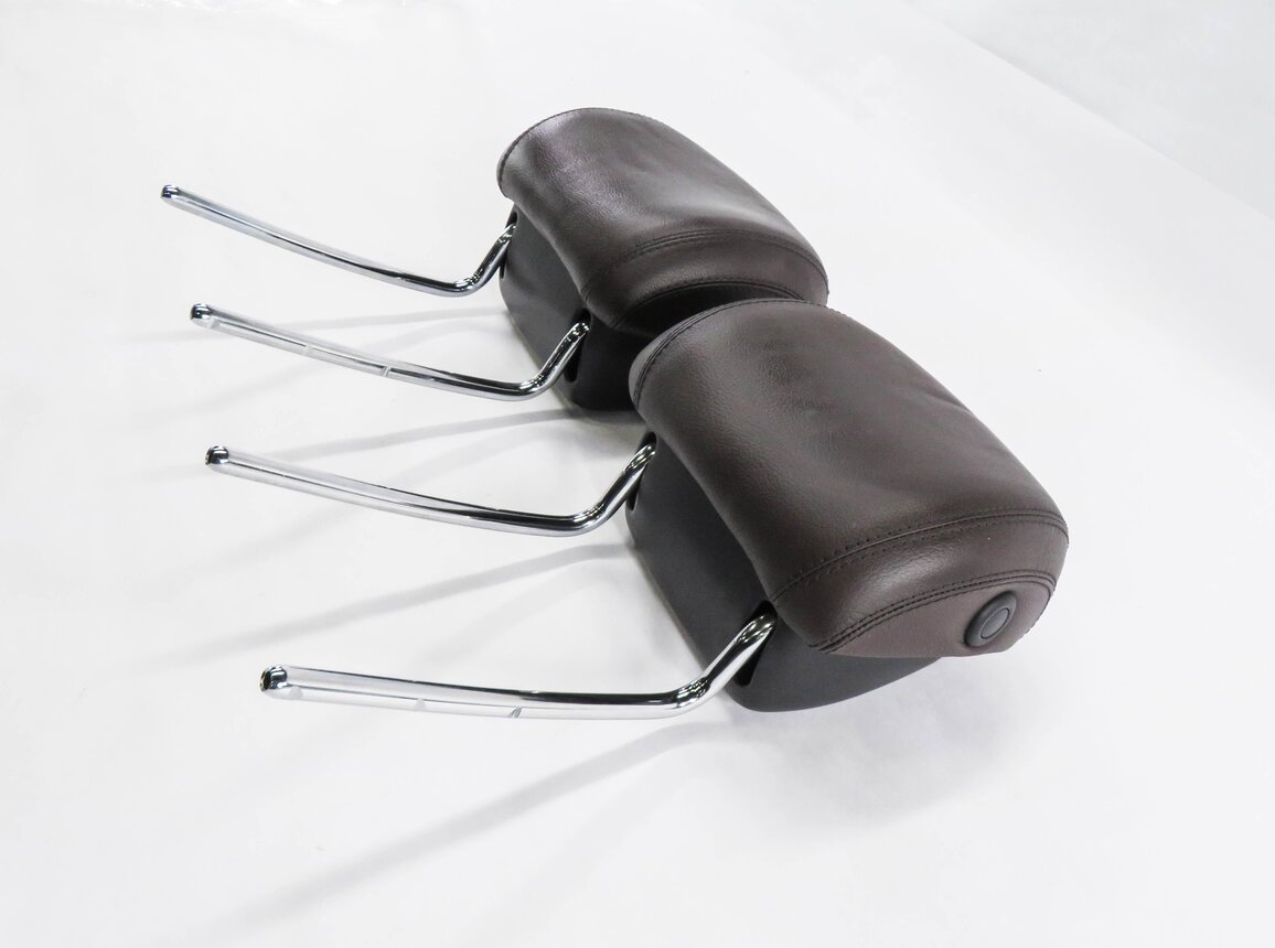 Thumbnail 4: 2014 MERCEDES GL550 (X166) FRONT LEFT & RIGHT SEAT HEADREST SET (BROWN LEATHER)