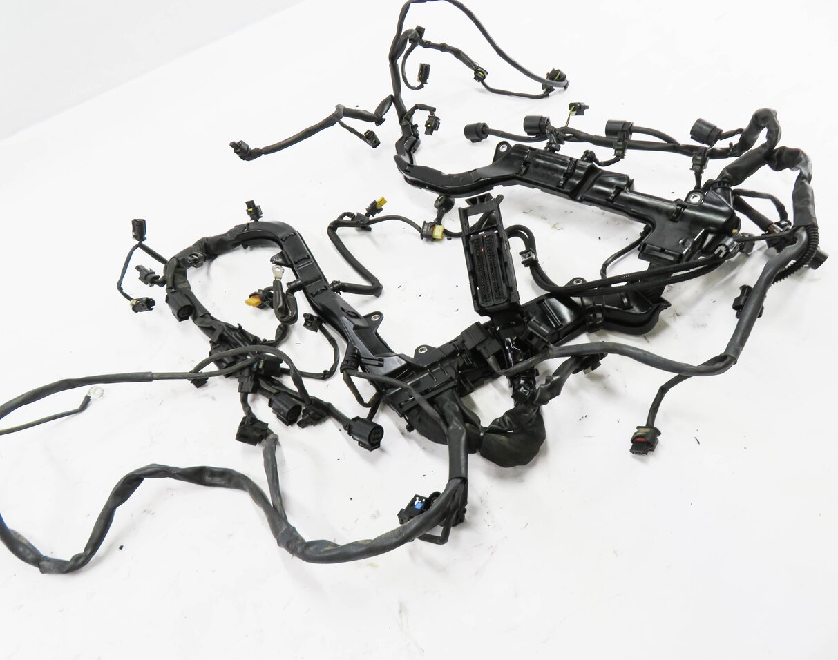 Thumbnail 10: 2014 MERCEDES GL550 (X166) 4.6L M278 TWIN TURBO ENGINE WIRE WIRING HARNESS LOOM