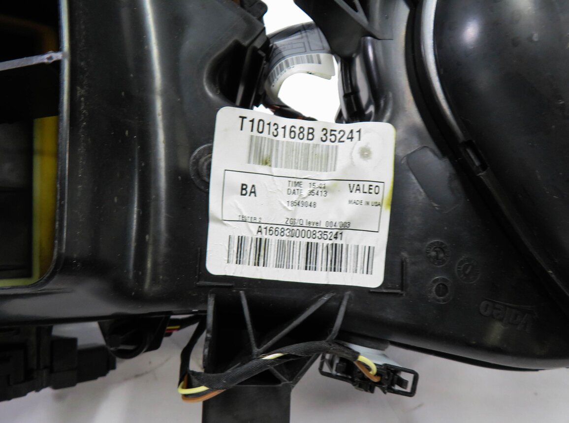 Thumbnail 8: 2014 MERCEDES GL550 (X166) REAR HEATER A/C BLOWER FAN MOTOR w/ HOUSING