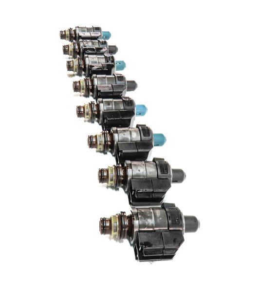 Thumbnail 4: 04-18 MERCEDES C CL E GL G ML S SLK 722.9 TRANSMISSION VALVE BODY SOLENOID SET-8