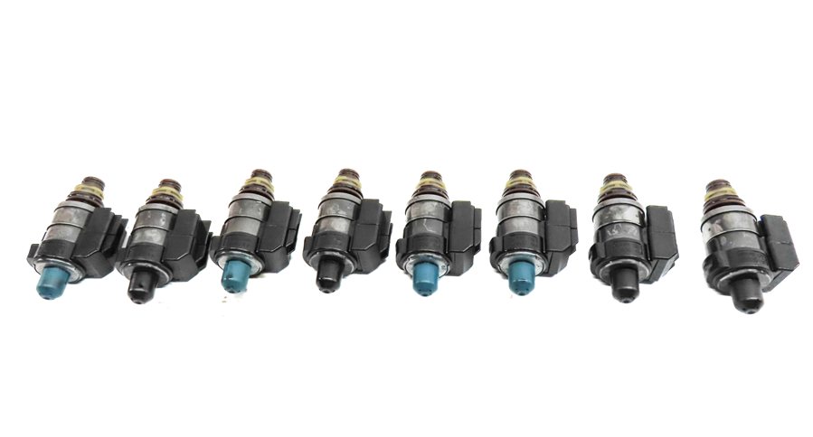 Thumbnail 5: 04-18 MERCEDES C CL E GL G ML S SLK 722.9 TRANSMISSION VALVE BODY SOLENOID SET-8