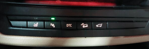 Thumbnail 2: 2008 BMW X5 (E70) PDC DTC HILL DESCENT SWITCH BUTTON PANEL