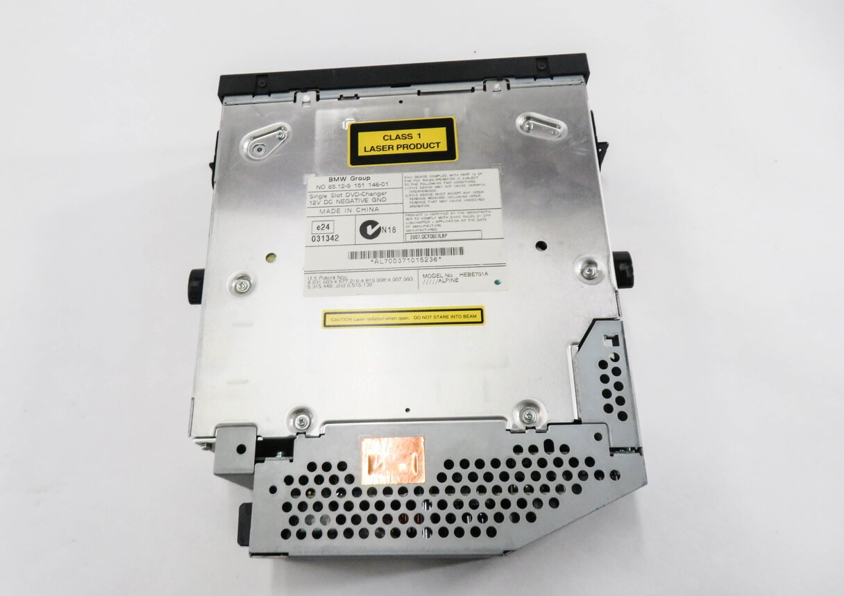 Thumbnail 8: 2008-2010 BMW 750i X5 X6 Z4 (F01 E70 E71 E89) VIDEO PLAYER 6-DISC DVD CHANGER