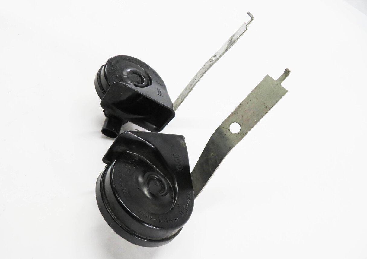Thumbnail 4: 2007-2011 BMW X5 X6 (E70 E71) HIGH & LOW TONE SAFETY HORN SET-2