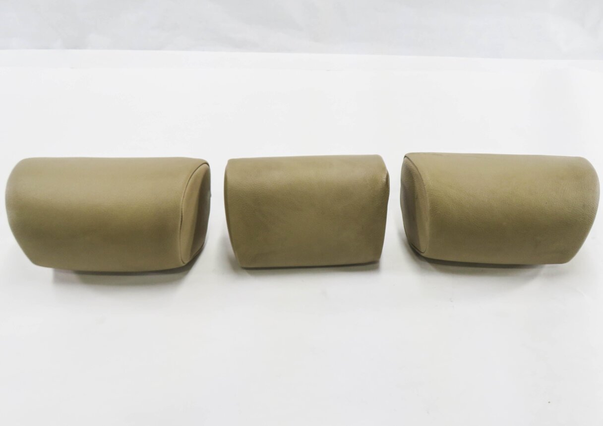 Thumbnail 4: 2008 BMW X5 (E70) REAR 2nd SECOND ROW SEAT HEADREST SET-3 (BEIGE LEATHER)