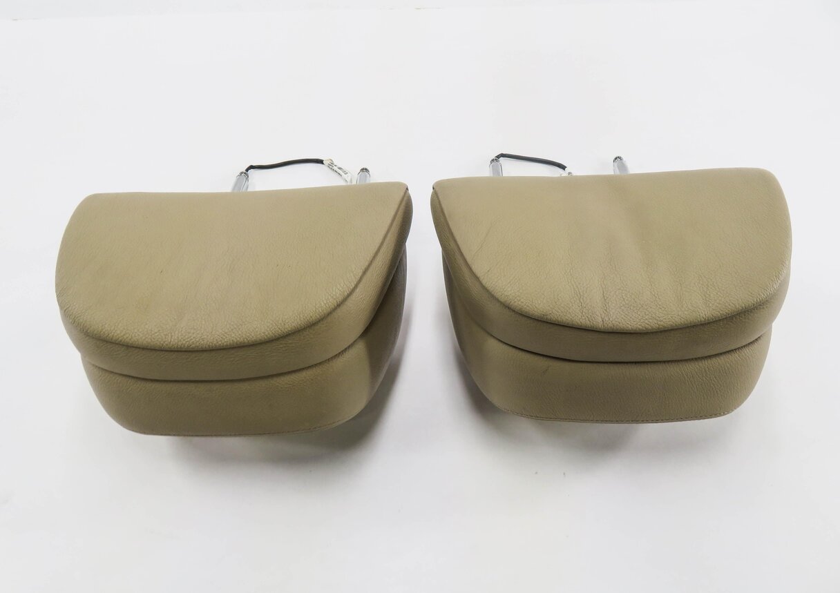Thumbnail 5: 2008 BMW X5 (E70) FRONT LEFT & RIGHT SEAT HEADREST SET-2 (BEIGE LEATHER)