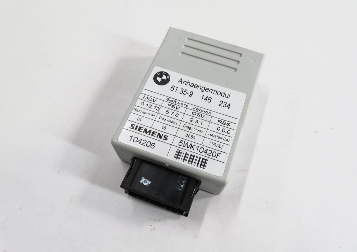 2007-2009 BMW 128i 135i 328i 335i 525i 535i 550i 750i M5 X5 X6 TOW TOWING MODULE