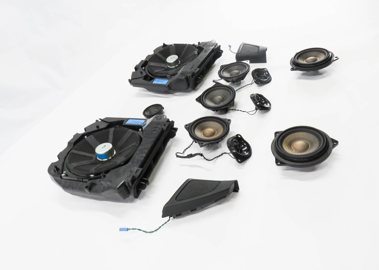 Thumbnail 3: 2013 BMW 535i (F10) RADIO STEREO SUB SUBWOOFER TWEETER SPEAKER SET-13