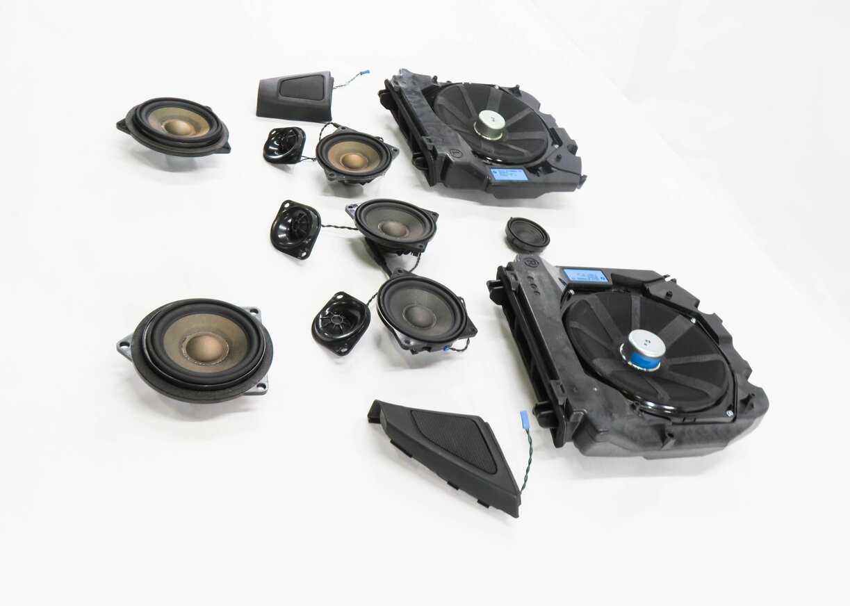 Thumbnail 4: 2013 BMW 535i (F10) RADIO STEREO SUB SUBWOOFER TWEETER SPEAKER SET-13