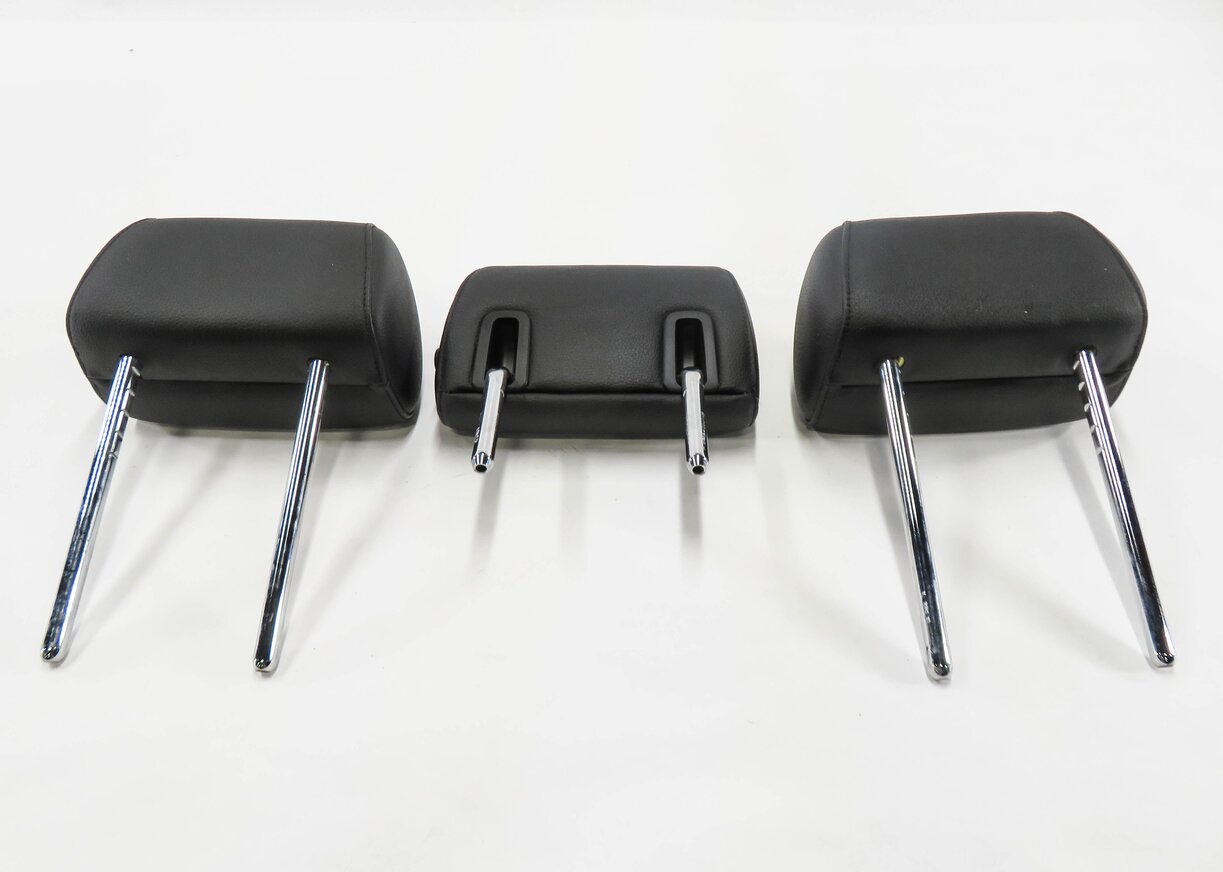 Thumbnail 7: 2013 BMW 535i (F10) REAR SEAT - LEFT / CENTER / RIGHT - HEADREST SET (BLACK)