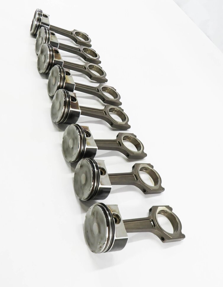 Thumbnail 4: 2006-2009 RANGE ROVER SPORT (L320 L322) 4.2L V8 SUPERCHARGED ENGINE PISTON SET-8