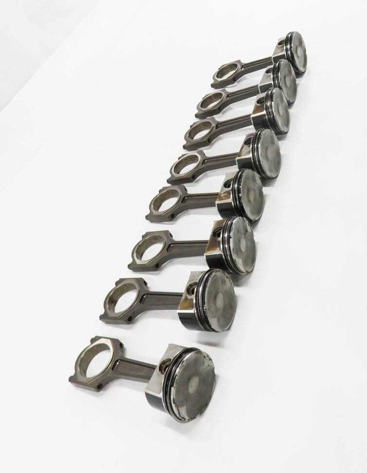 Thumbnail 5: 2006-2009 RANGE ROVER SPORT (L320 L322) 4.2L V8 SUPERCHARGED ENGINE PISTON SET-8
