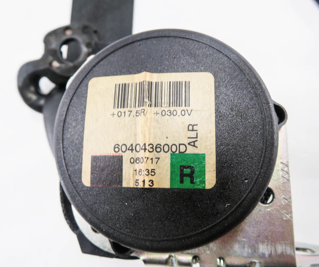 Thumbnail 6: 2006 RANGE ROVER SPORT (L320) REAR 2nd ROW SEAT RIGHT SEATBELT RETRACTOR (BLACK)
