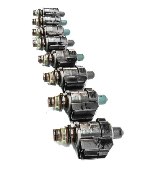 Thumbnail 4: 04-18 MERCEDES C CL E GL G ML S SLK 722.9 TRANSMISSION VALVE BODY SOLENOID SET-8