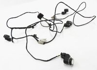 Thumbnail 2: 2013 BMW X5 (E70) REAR PDC PARK DISTANCE SENSOR SET w/ HARNESS (ALPINE WHITE)