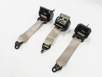 2012 BMW 328i (F30) REAR SEAT SEATBELT RETRACTOR SET-3 (OYSTER)