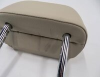 Thumbnail 15: 2012 BMW 328i (F30) REAR LEFT CENTER RIGHT SEAT HEADREST SET-3 (OYSTER LEATHER)