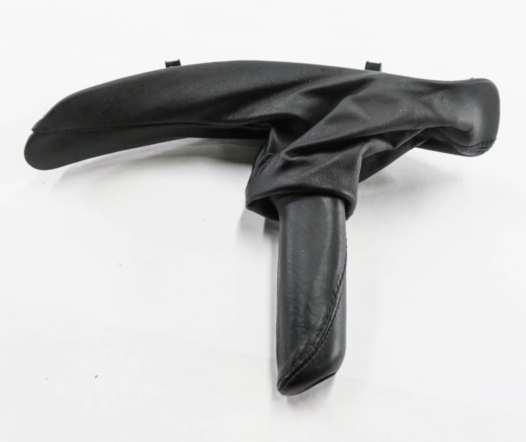 Thumbnail 6: 2016 BMW 340i (F30) ///M EMERGENCY PARKING BRAKE ARM LEVER COVER (BLACK LEATHER)