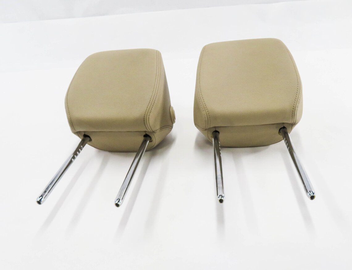 Thumbnail 2: 2016 BMW 340i (F30) FRONT LEFT & RIGHT SEAT HEADREST SET-2 (VENETIAN BEIGE KCDF)