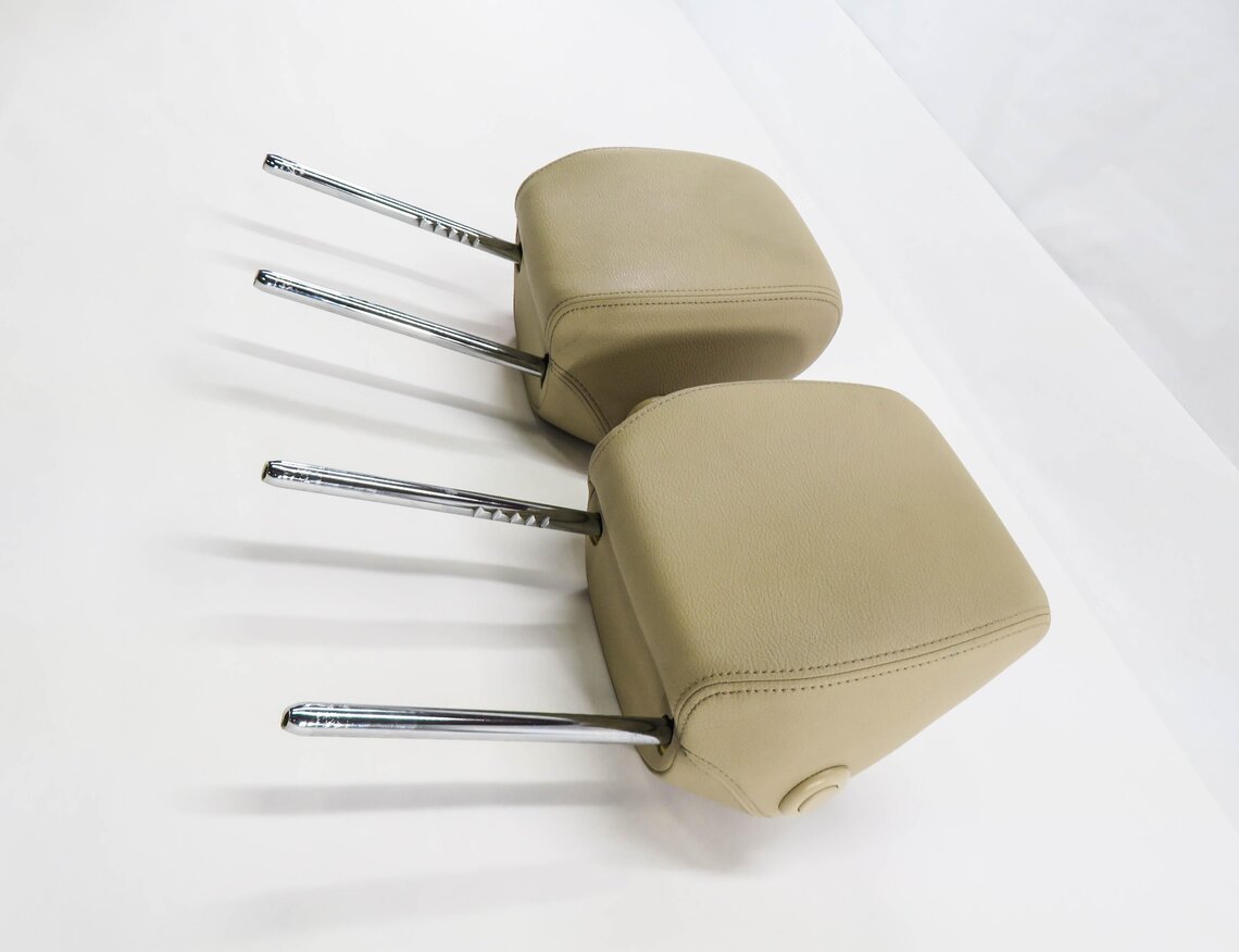 Thumbnail 3: 2016 BMW 340i (F30) FRONT LEFT & RIGHT SEAT HEADREST SET-2 (VENETIAN BEIGE KCDF)