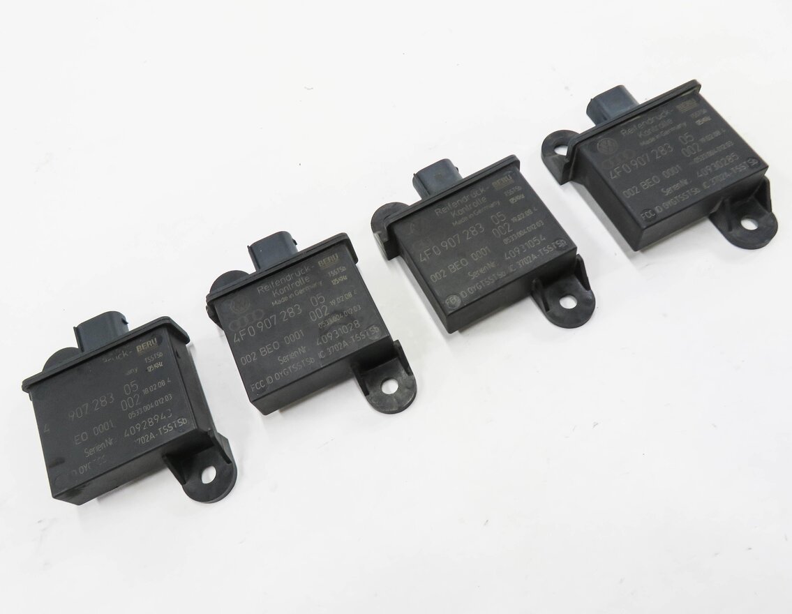2008 PORSCHE CAYENNE (957) TPMS TIRE AIR PRESSURE SENSOR TRIGGER MODULE SET-4