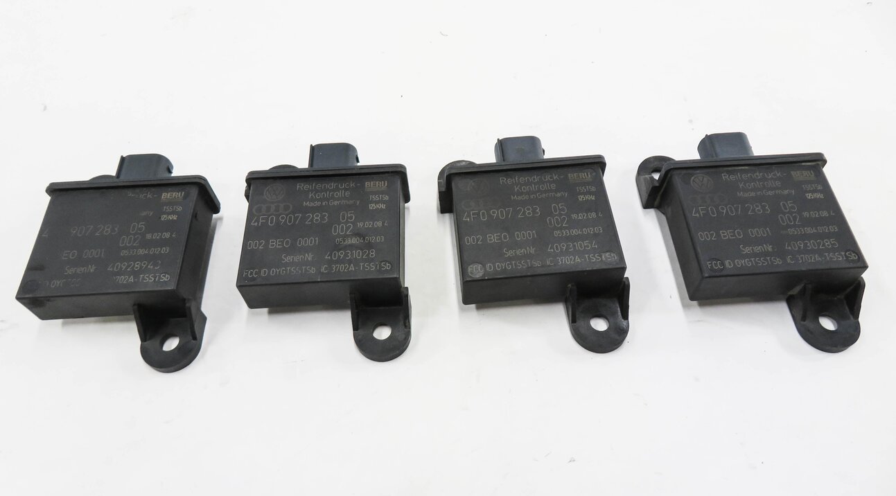 Thumbnail 2: 2008 PORSCHE CAYENNE (957) TPMS TIRE AIR PRESSURE SENSOR TRIGGER MODULE SET-4
