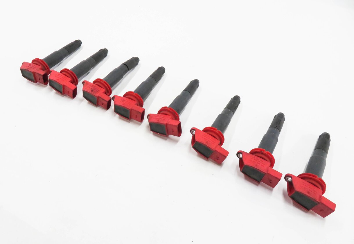 2008-2010 PORSCHE CAYENNE (957) 4.8L V8 ENGINE IGNITION COIL IGNITER SET-8