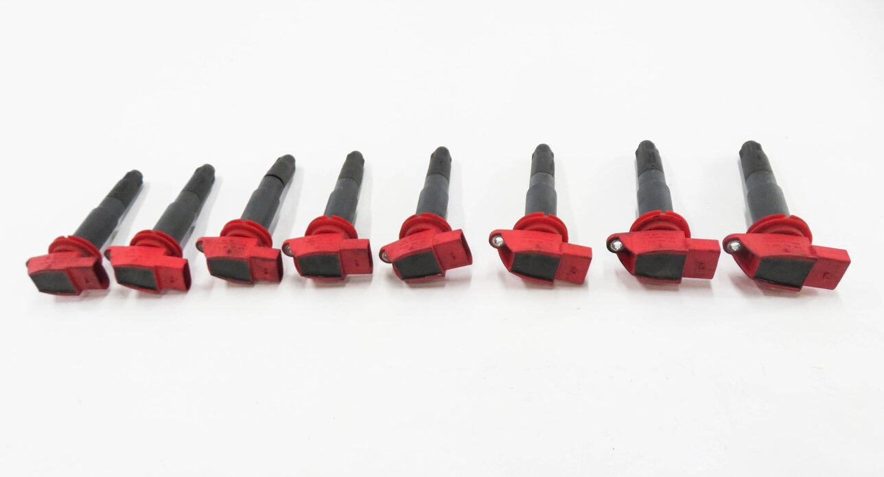 Thumbnail 2: 2008-2010 PORSCHE CAYENNE (957) 4.8L V8 ENGINE IGNITION COIL IGNITER SET-8