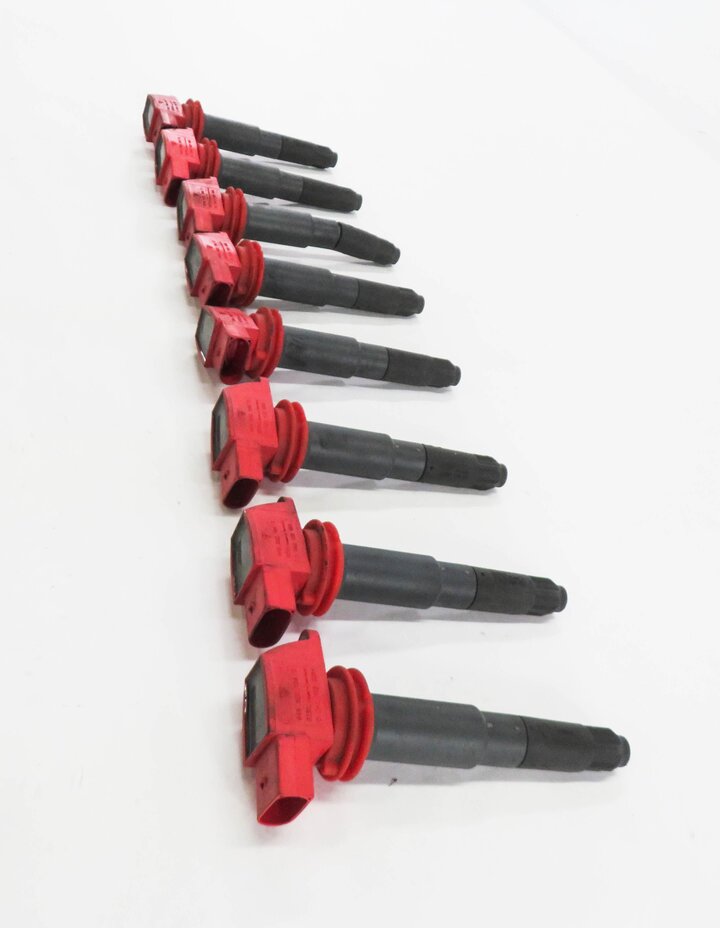 Thumbnail 3: 2008-2010 PORSCHE CAYENNE (957) 4.8L V8 ENGINE IGNITION COIL IGNITER SET-8