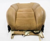 2008 PORSCHE CAYENNE (957) DRIVER - UPPER TOP HEATED SEAT CUSHION (BEIGE)