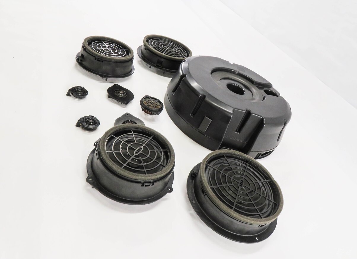 Thumbnail 2: 2012 AUDI Q5 (B8 8R) RADIO STEREO SUB SUBWOOFER TWEETER SPEAKER SET-10