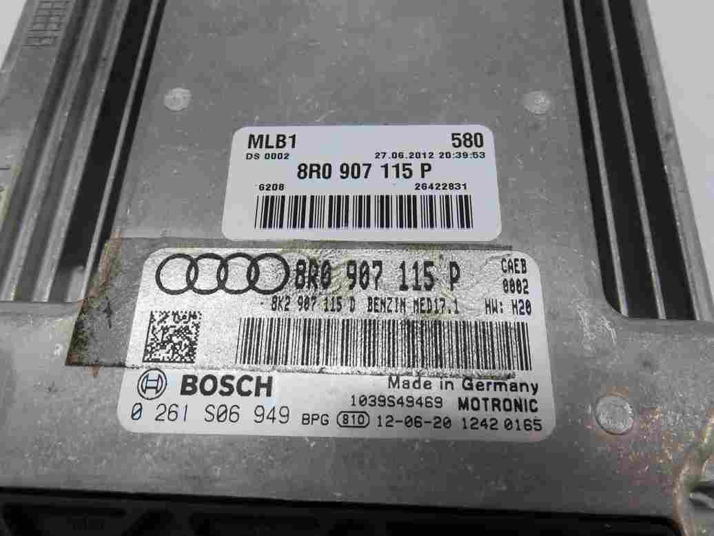 Thumbnail 4: 2012 AUDI Q5 (B8 8R) 2.0L CAEB TURBO ENGINE ECM BCM IMMOBILIZER MODULE KEY SET