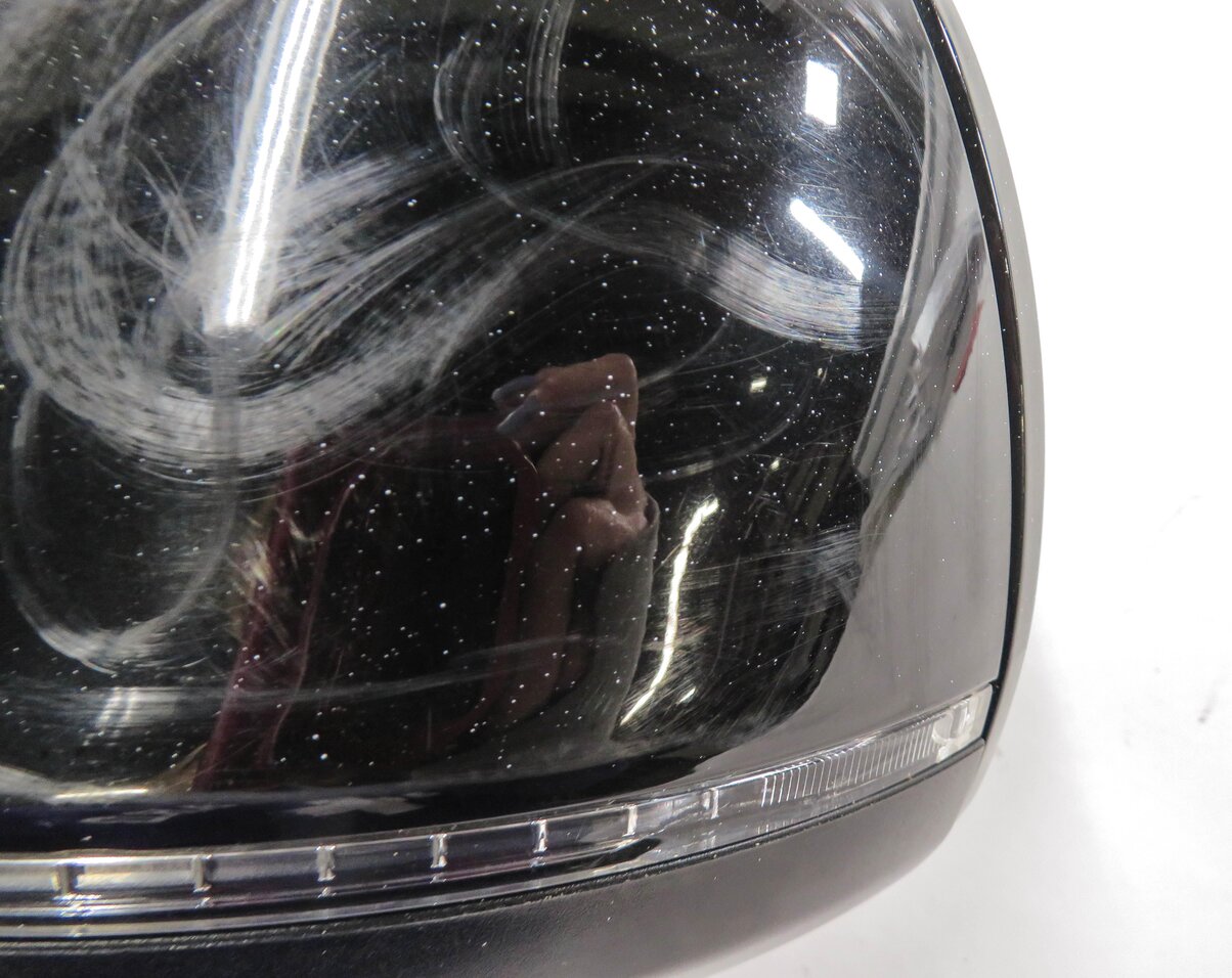 Thumbnail 8: 09-14 AUDI Q5 (8R) LEFT P-FOLD HEAT AUTODIM MEMORY DOOR MIRROR w/ LIGHT (BLACK)